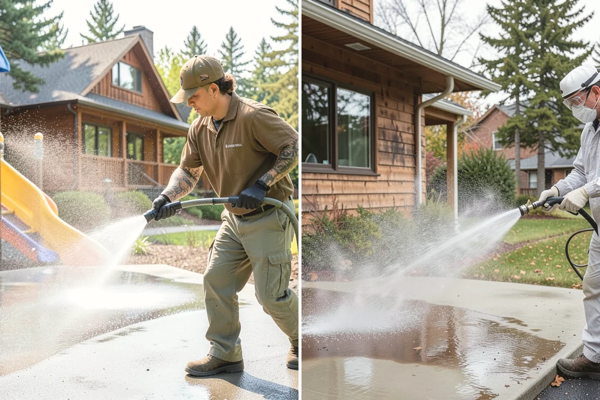 Deck Brightening in Issaquah, King County, WA - Confirm the deck is cleaned and still damp