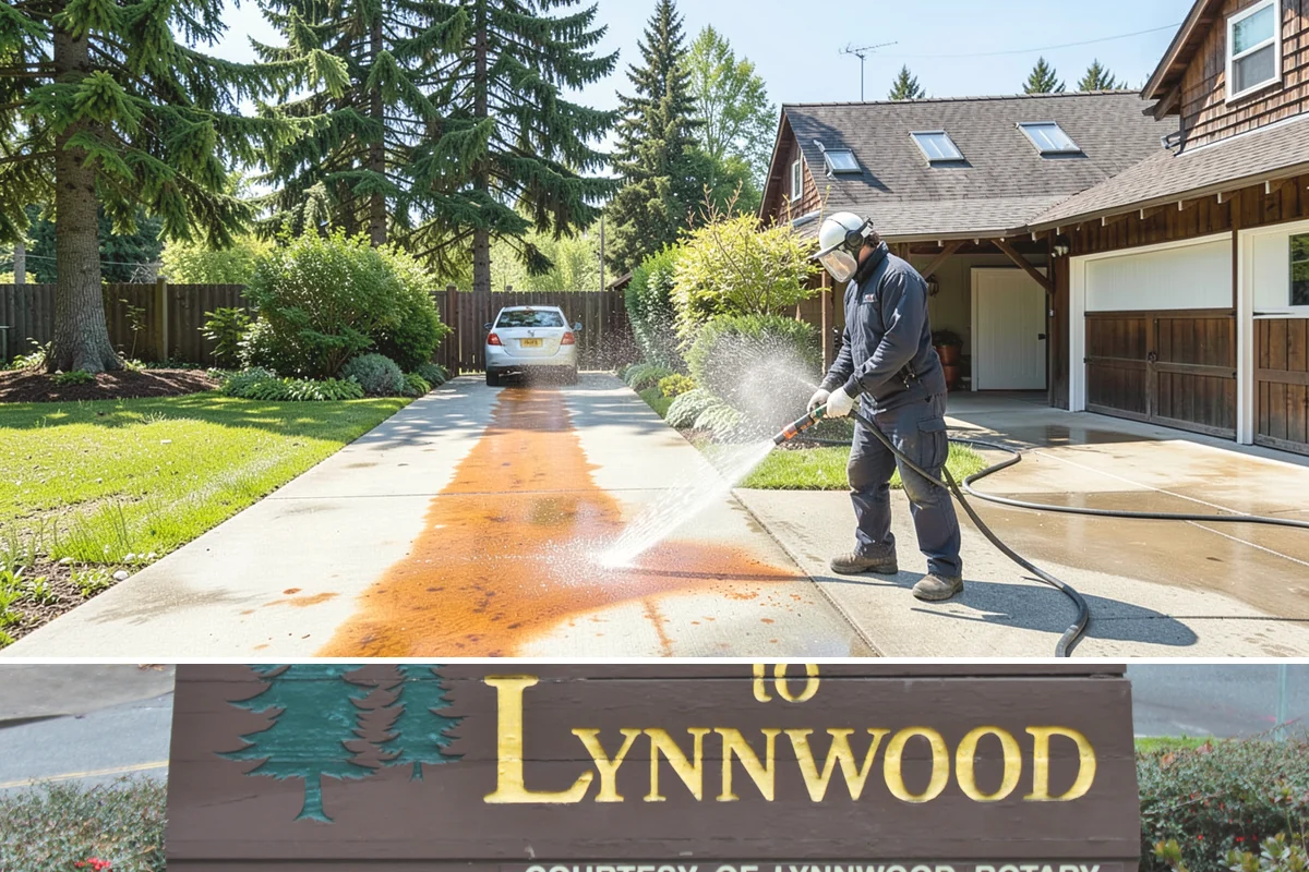 Deck Brightening in Lynnwood, Snohomish County, WA - Brighten decks right after cleaning in dry summer weather for the best color and cure.