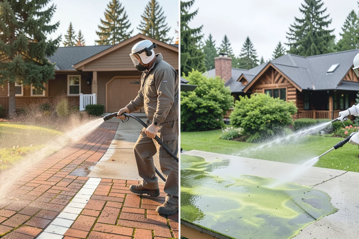 Deck Brightening in Marysville, Snohomish County, WA - Confirm the deck is cleaned and still damp
