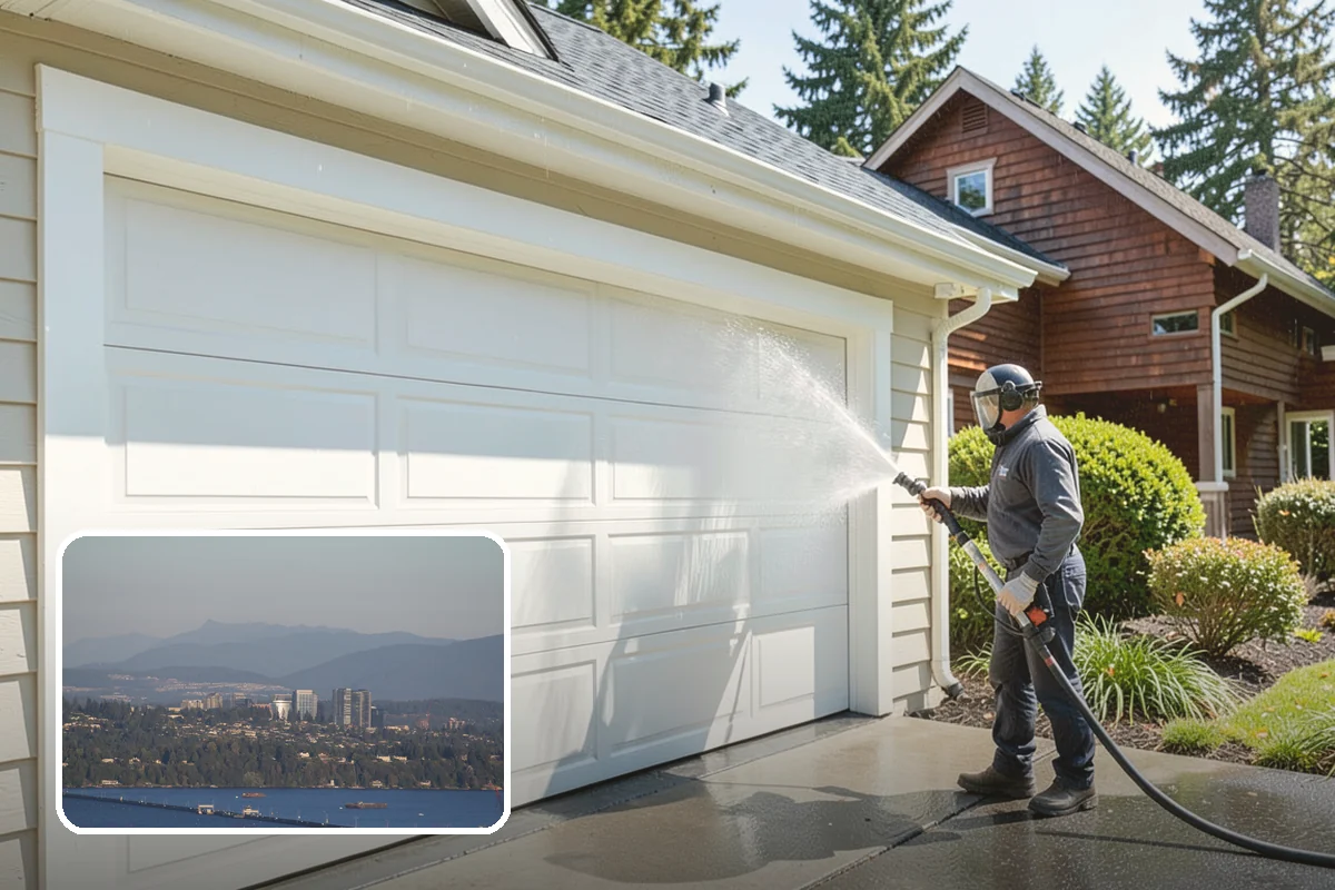 Deck Brightening in Medina, King County, WA - Neutralizes the wood after cleaning