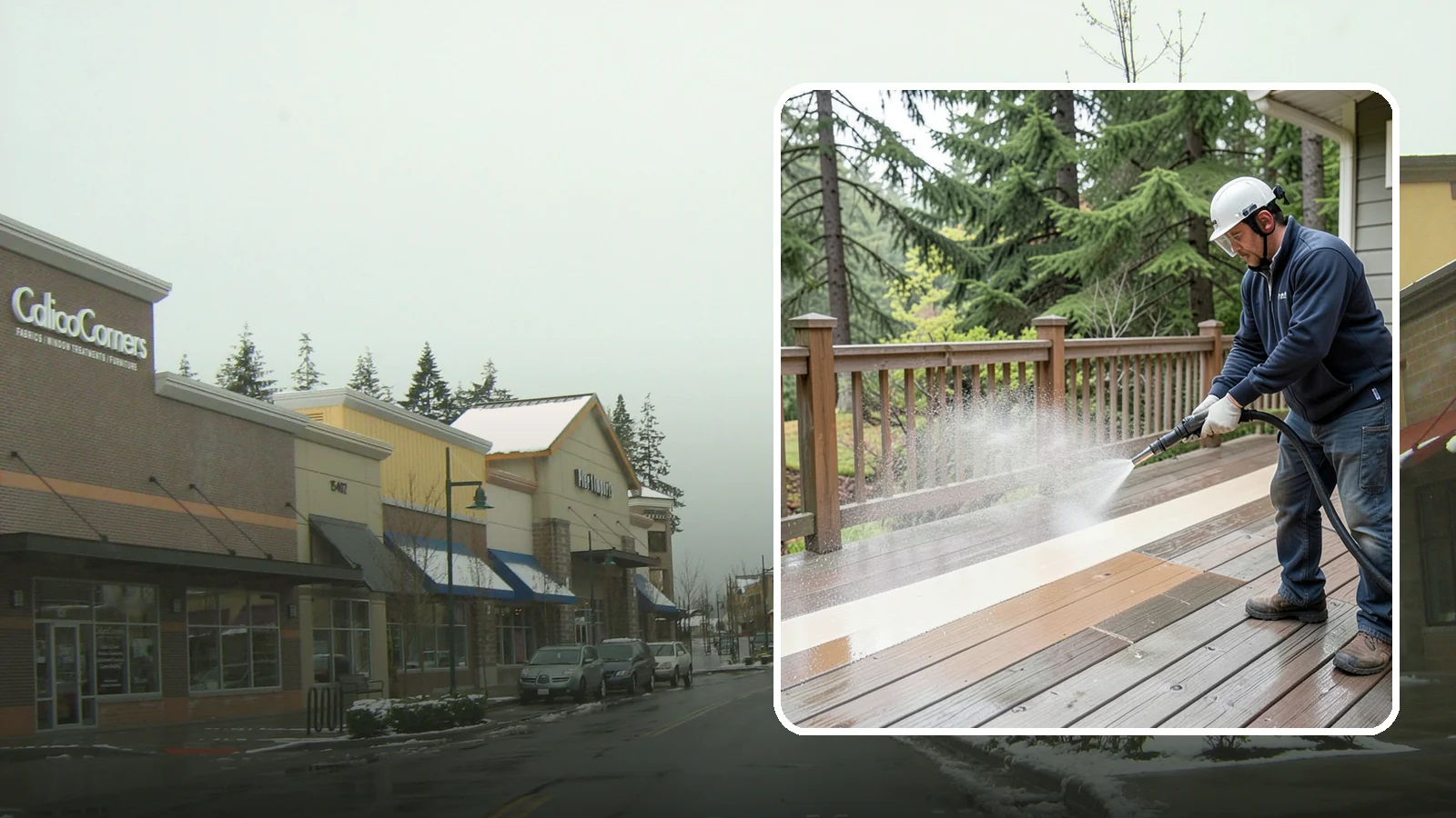 Deck Brightening in Mill Creek, Snohomish County, WA - Apply a wood brightener that neutralizes cleaned decks and restores a bright, even PNW-ready tone.