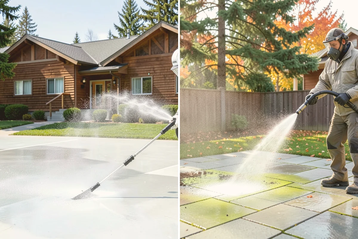 Deck Brightening in Milton, King County, WA - Confirm the deck is cleaned and still damp