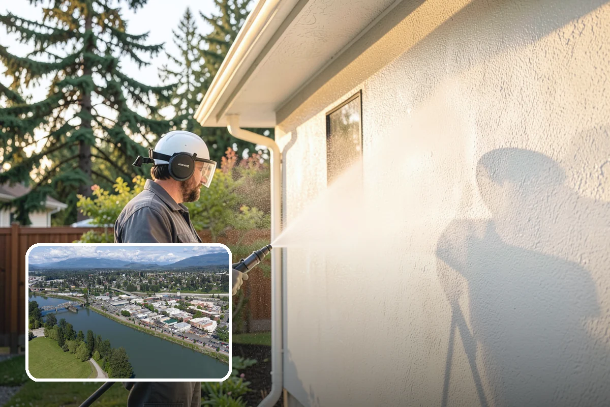 Deck Brightening in Mount Vernon, Skagit County, WA - Neutralizes the wood after cleaning