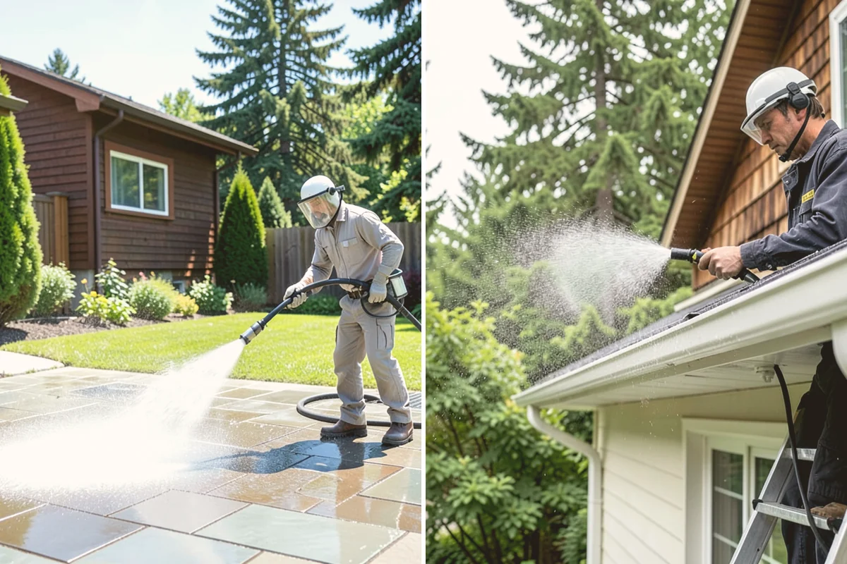 Deck Brightening in Orting, Pierce County, WA - Confirm the deck is cleaned and still damp