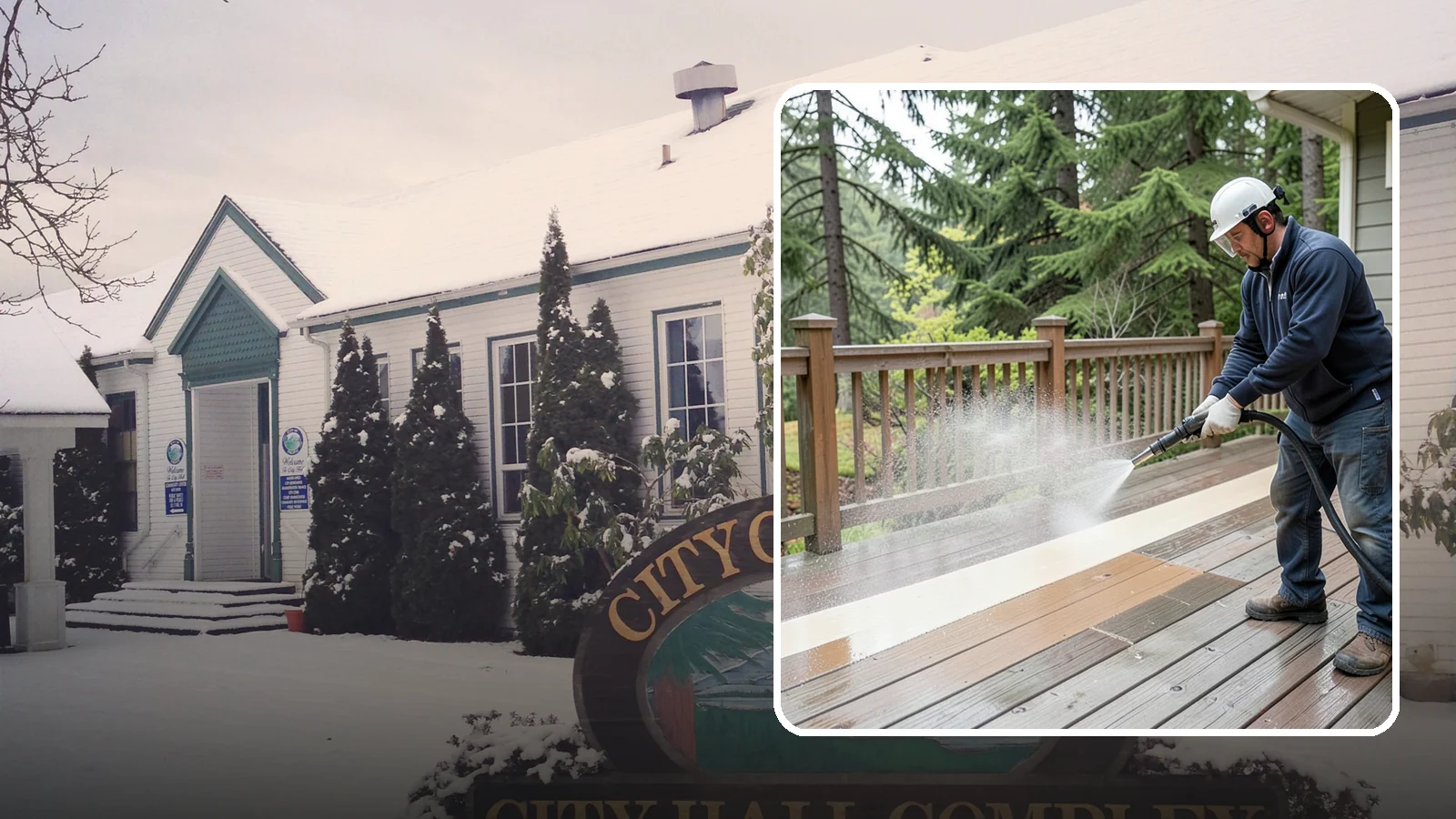 Deck Brightening in Pacific, King County, WA - Apply a wood brightener that neutralizes cleaned decks and restores a bright, even PNW-ready tone.