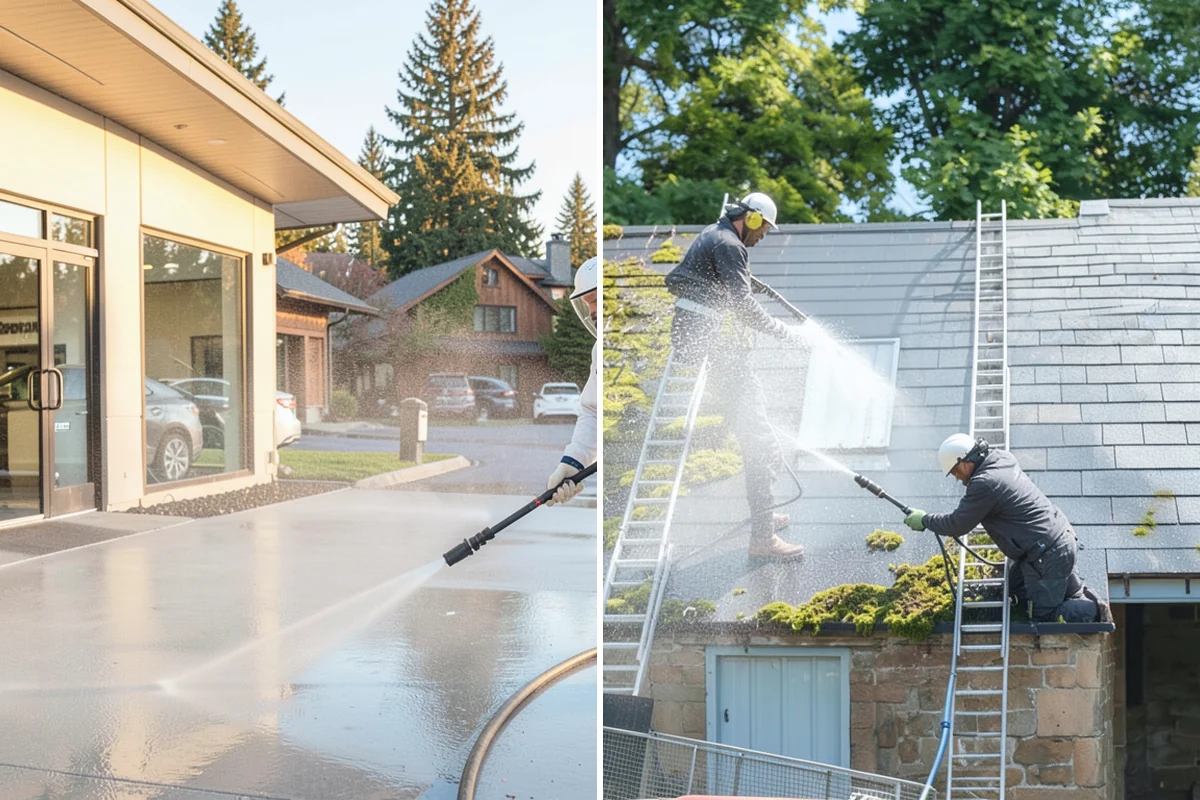 Deck Brightening in Redmond, King County, WA - Confirm the deck is cleaned and still damp