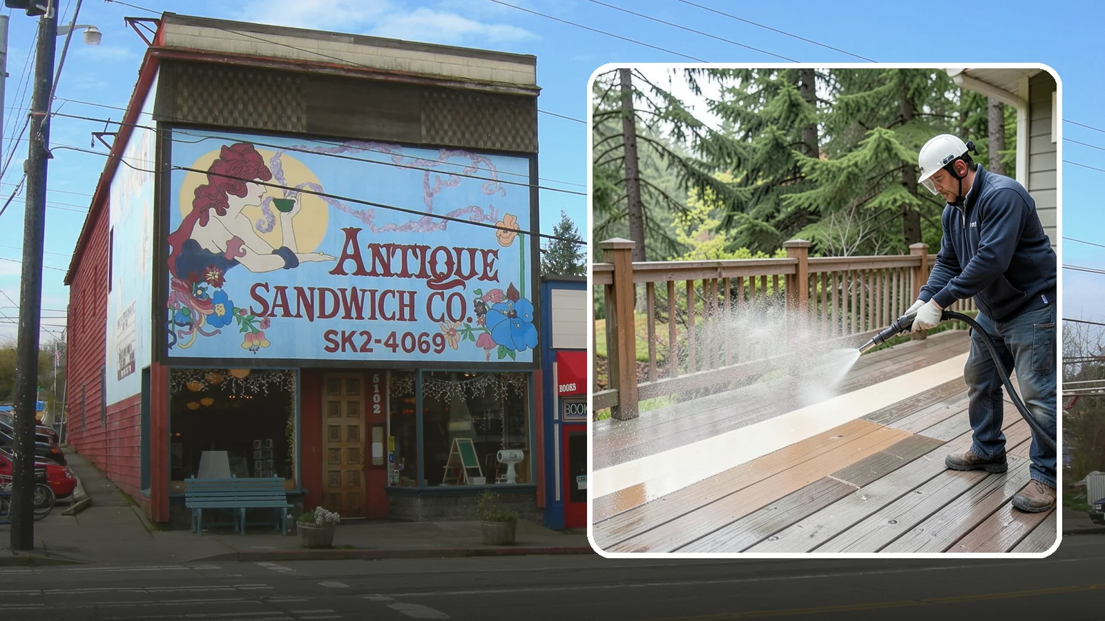 Deck Brightening in Ruston, Pierce County, WA - Apply a wood brightener that neutralizes cleaned decks and restores a bright, even PNW-ready tone.