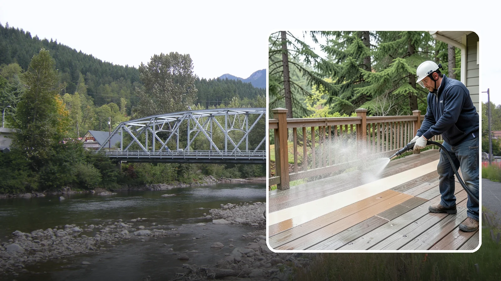 Deck Brightening in Skykomish, King County, WA - Apply a wood brightener that neutralizes cleaned decks and restores a bright, even PNW-ready tone.