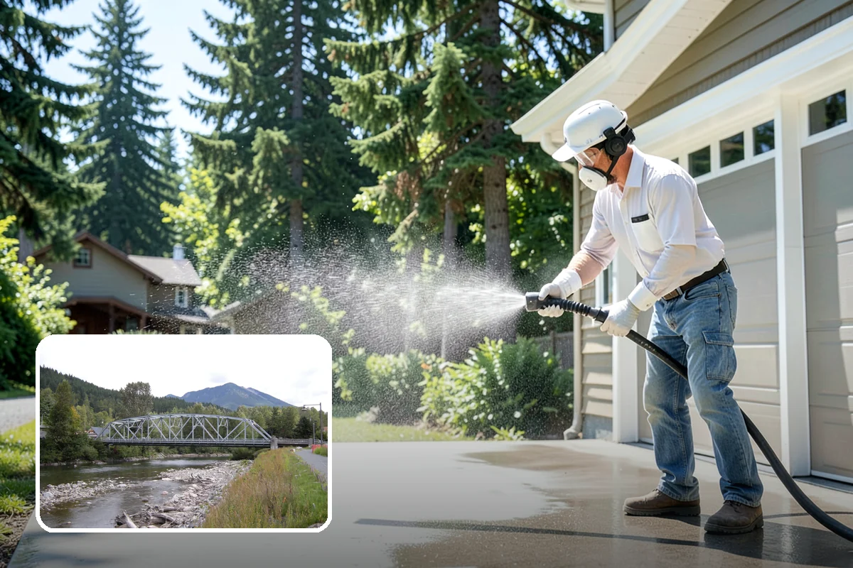 Deck Brightening in Skykomish, King County, WA - Neutralizes the wood after cleaning