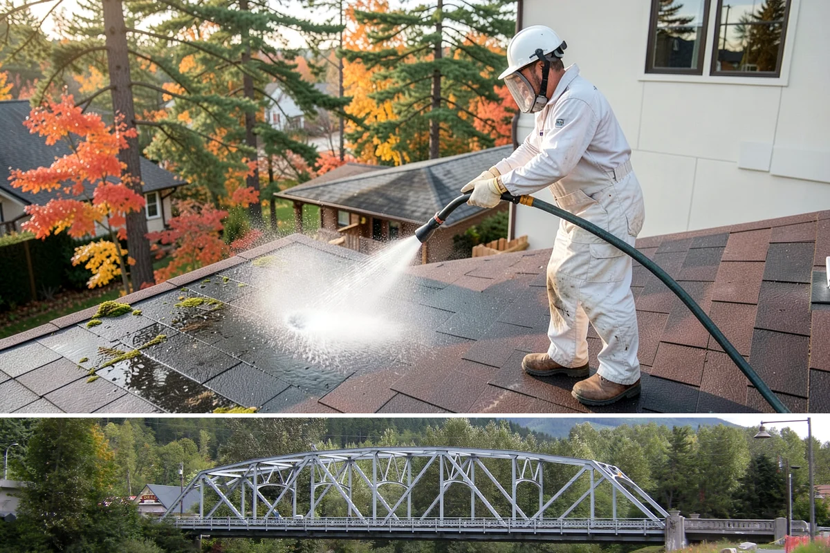 Deck Brightening in Skykomish, King County, WA - Brighten decks right after cleaning in dry summer weather for the best color and cure.