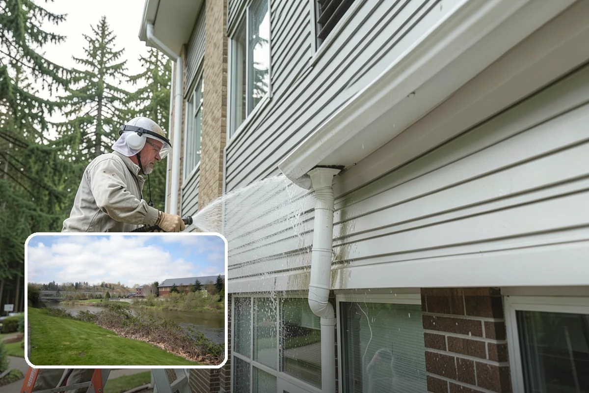 Deck Brightening in Tukwila, King County, WA - Neutralizes the wood after cleaning