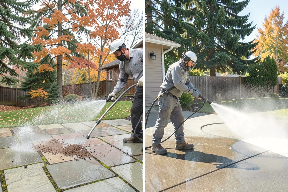 Deck Brightening in Tukwila, King County, WA - Confirm the deck is cleaned and still damp