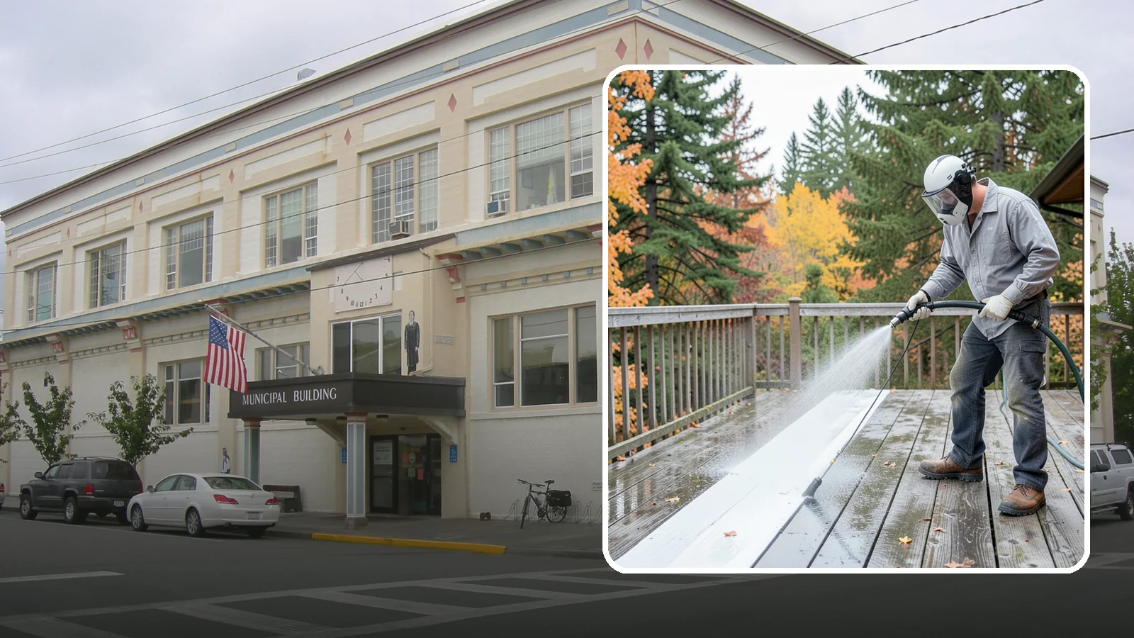 Deck Maintenance Cleaning in Anacortes, Skagit County, WA - Keep a finished deck on a regular soft-wash schedule to hold off Northwest growth year over year.