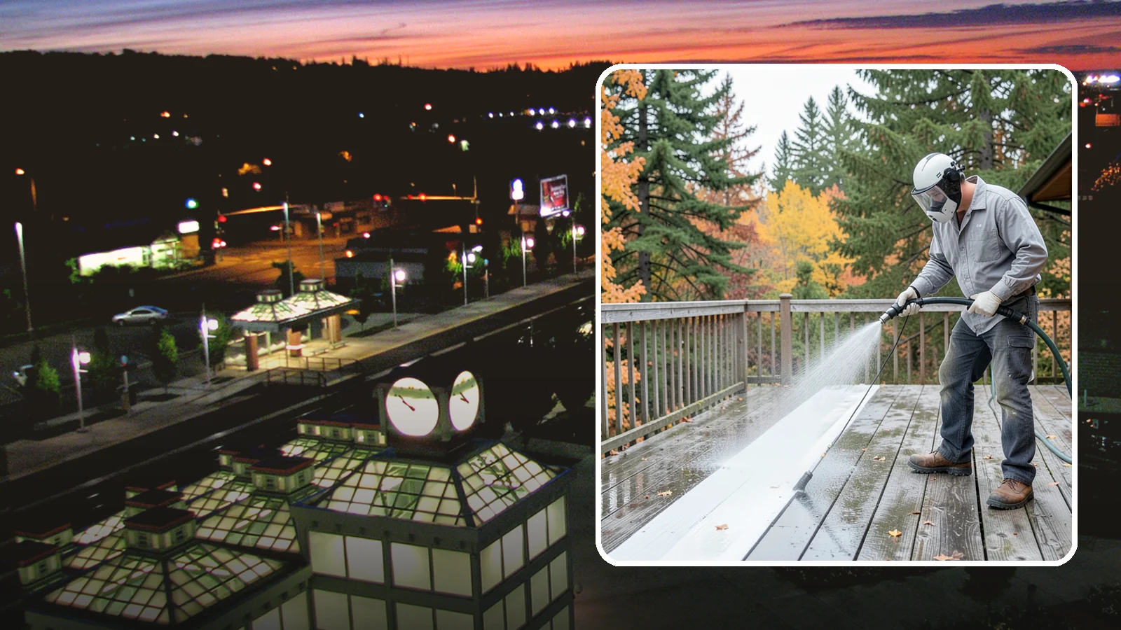 Deck Maintenance Cleaning in Auburn, King County, WA - Keep a finished deck on a regular soft-wash schedule to hold off Northwest growth year over year.