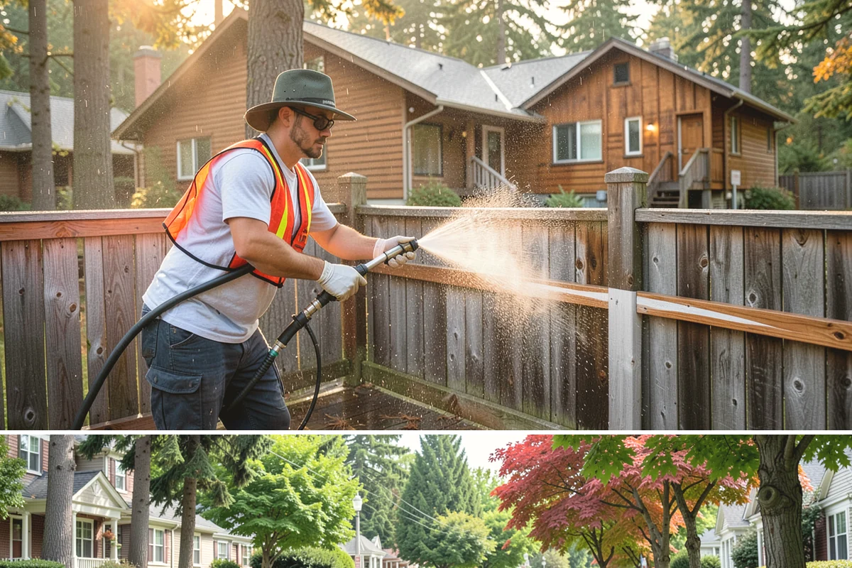 Deck Maintenance Cleaning in Beaux Arts Village, King County, WA - Schedule maintenance cleaning once or twice a year, ideally in spring and fall.