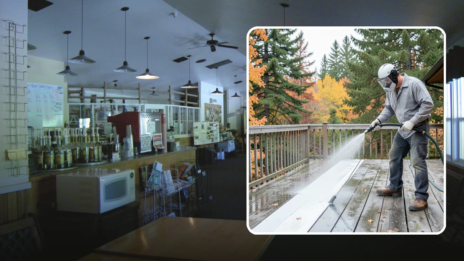 Deck Maintenance Cleaning in Black Diamond, King County, WA - Keep a finished deck on a regular soft-wash schedule to hold off Northwest growth year over year.