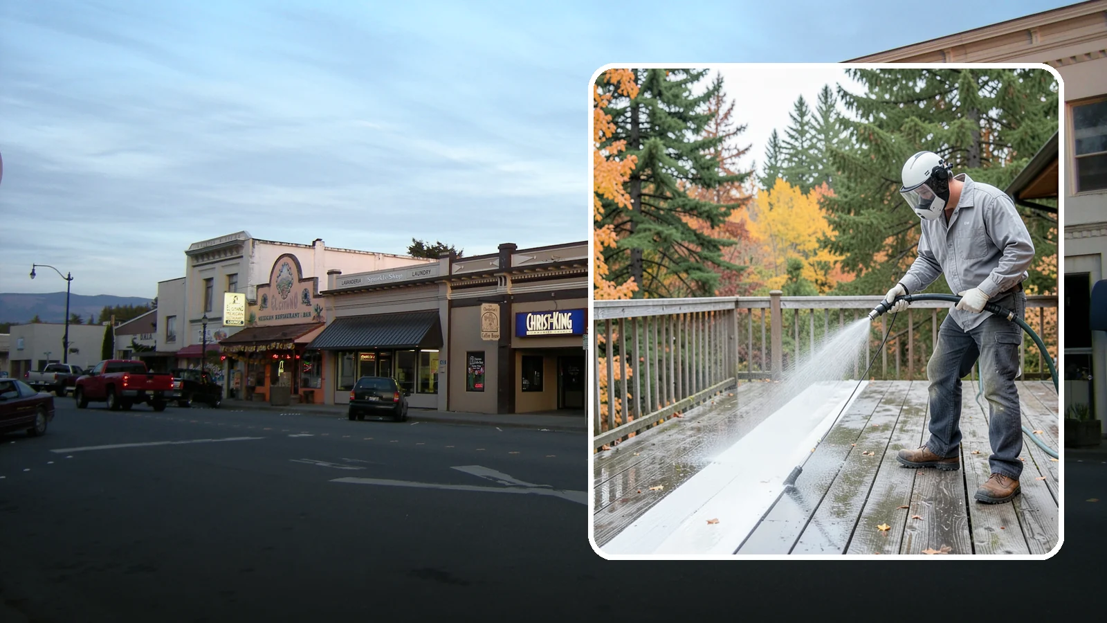 Deck Maintenance Cleaning in Burlington, Skagit County, WA - Keep a finished deck on a regular soft-wash schedule to hold off Northwest growth year over year.