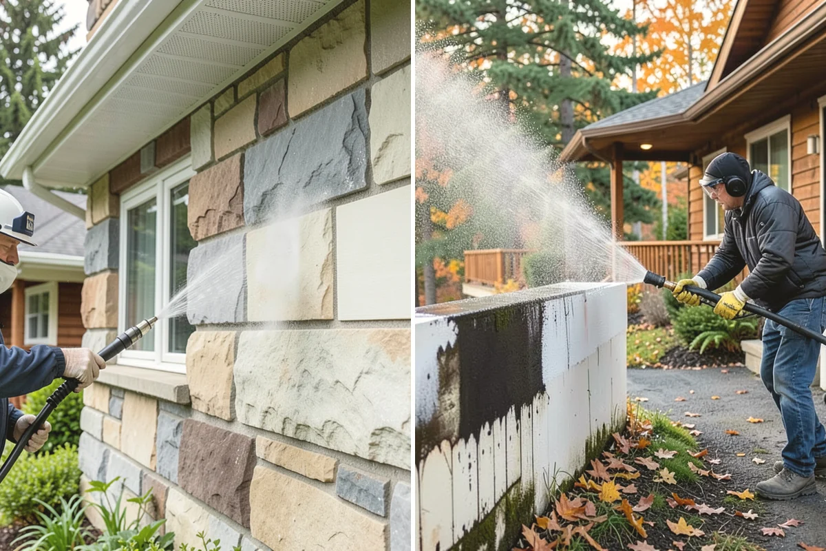 Deck Maintenance Cleaning in Carbonado, Pierce County, WA - Clear the deck and rinse loose debris