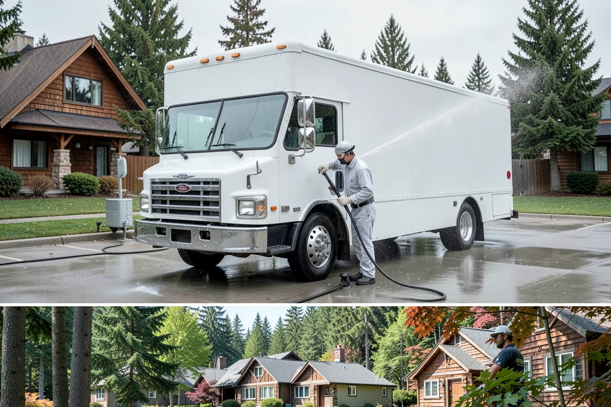 Deck Maintenance Cleaning in Edgewood, Pierce County, WA - Schedule maintenance cleaning once or twice a year, ideally in spring and fall.