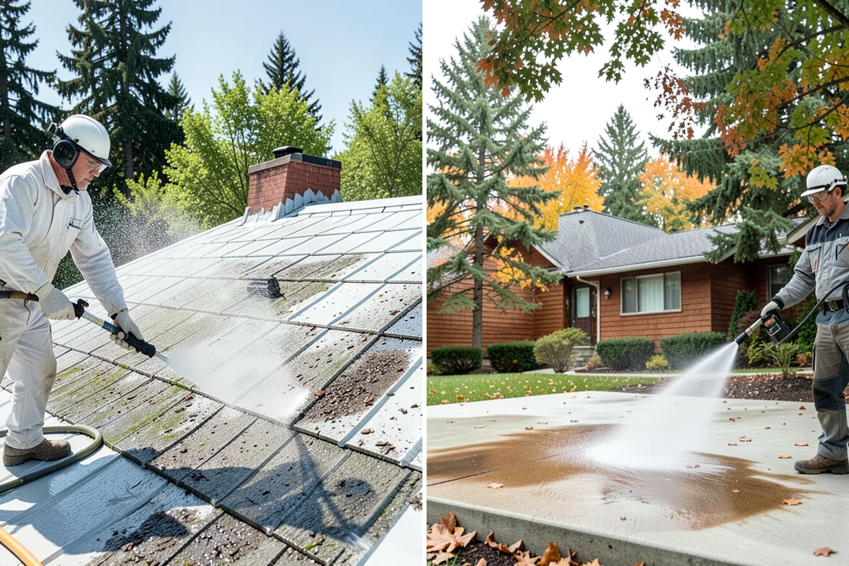Deck Maintenance Cleaning in Everett, Snohomish County, WA - Clear the deck and rinse loose debris