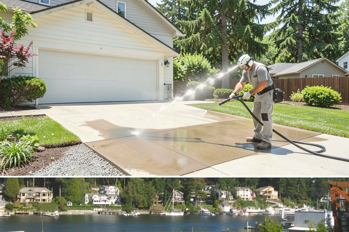 Deck Maintenance Cleaning in Gig Harbor, Pierce County, WA - Schedule maintenance cleaning once or twice a year, ideally in spring and fall.