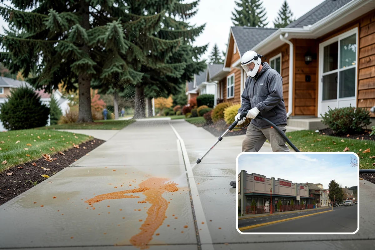 Deck Maintenance Cleaning in Issaquah, King County, WA - Keeps light growth and grime in check