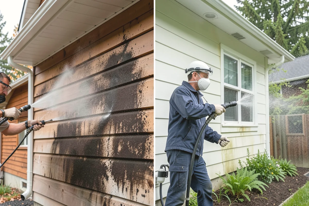 Deck Maintenance Cleaning in Issaquah, King County, WA - Clear the deck and rinse loose debris