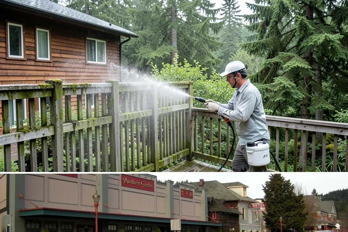 Deck Maintenance Cleaning in Issaquah, King County, WA - Schedule maintenance cleaning once or twice a year, ideally in spring and fall.