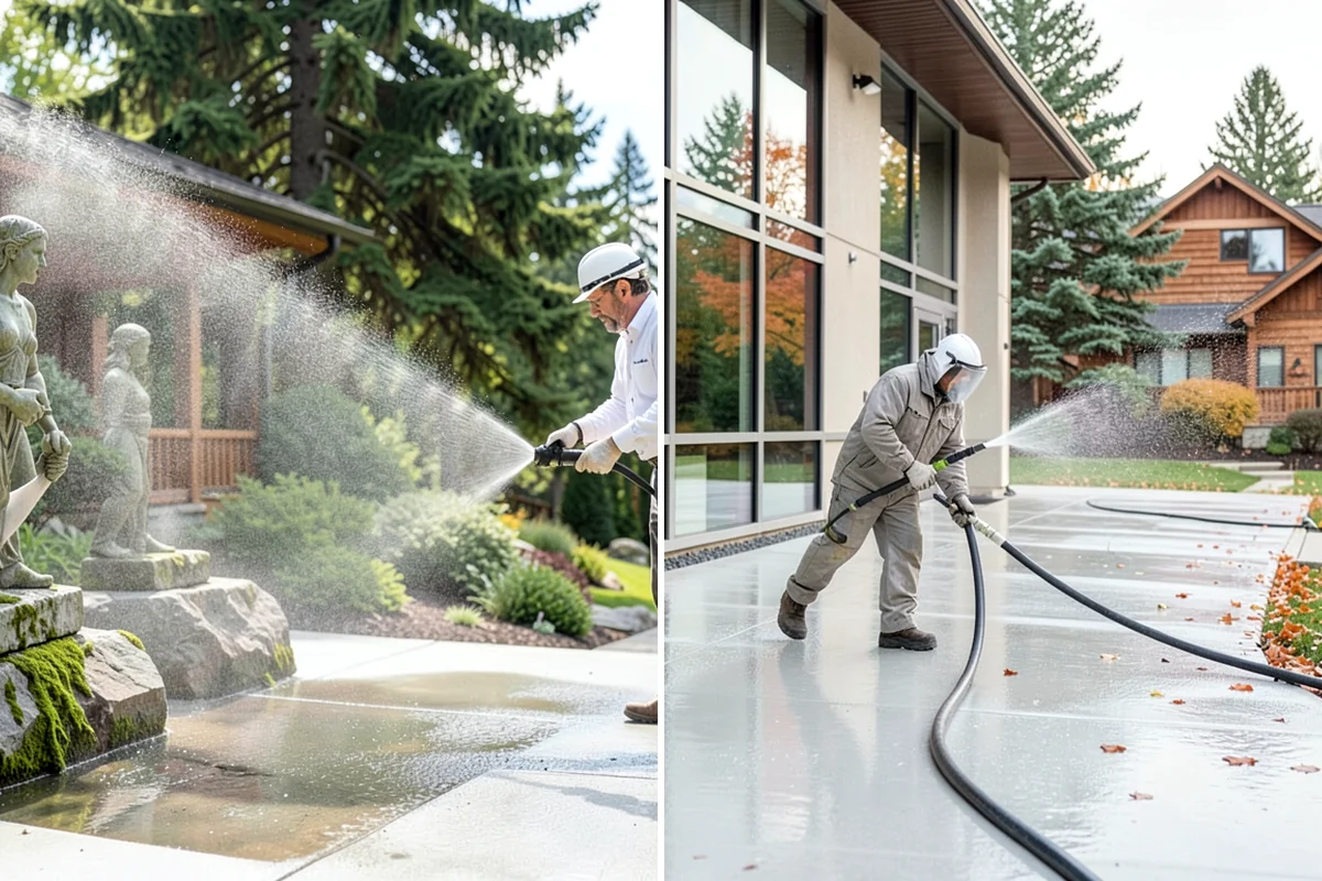 Deck Maintenance Cleaning in Lake Forest Park, King County, WA - Clear the deck and rinse loose debris