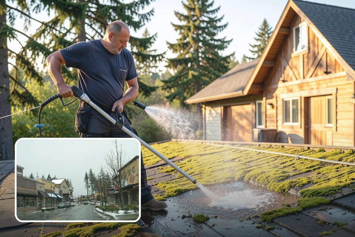 Deck Maintenance Cleaning in Mill Creek, Snohomish County, WA - Keeps light growth and grime in check