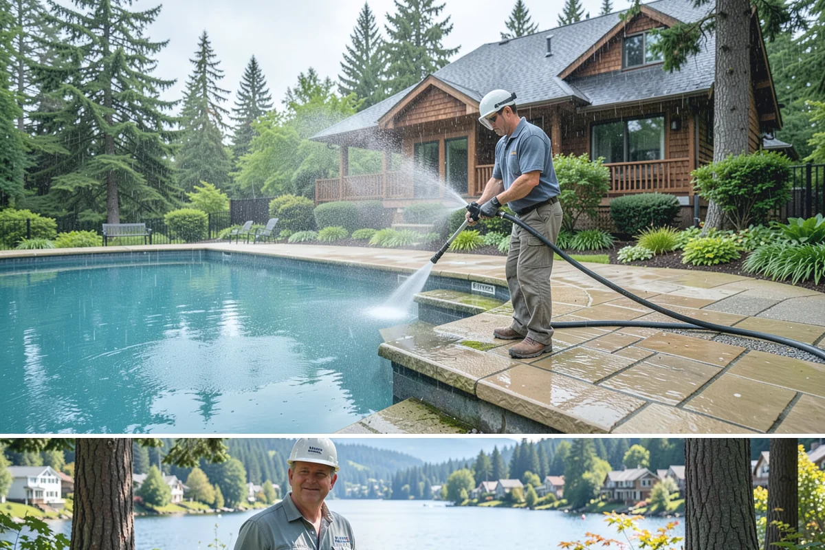 Deck Maintenance Cleaning in Milton, King County, WA - Schedule maintenance cleaning once or twice a year, ideally in spring and fall.