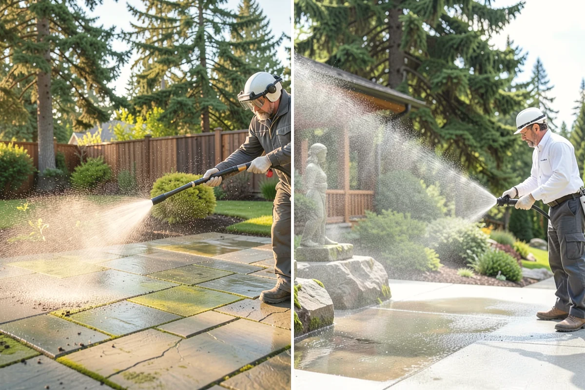 Deck Maintenance Cleaning in Monroe, Snohomish County, WA - Clear the deck and rinse loose debris