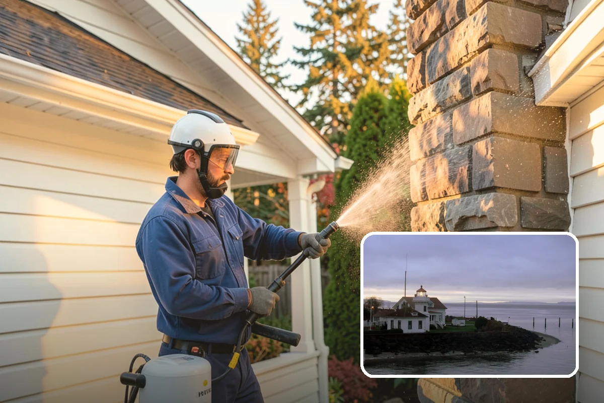 Deck Maintenance Cleaning in Mukilteo, Snohomish County, WA - Keeps light growth and grime in check