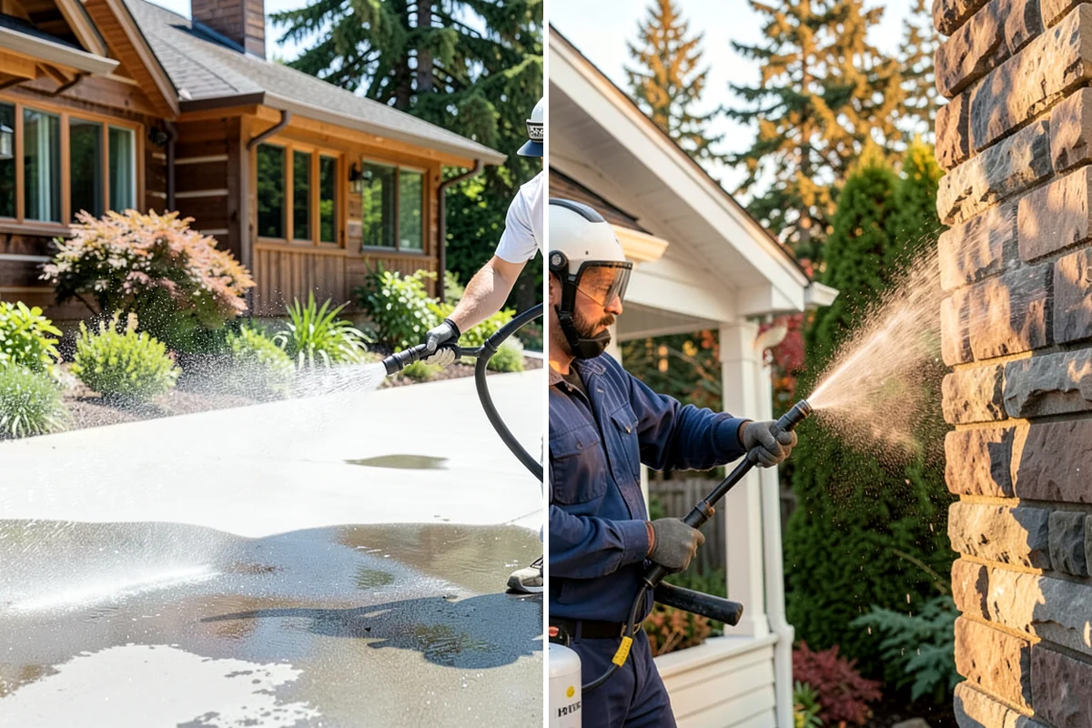 Deck Maintenance Cleaning in Normandy Park, King County, WA - Clear the deck and rinse loose debris