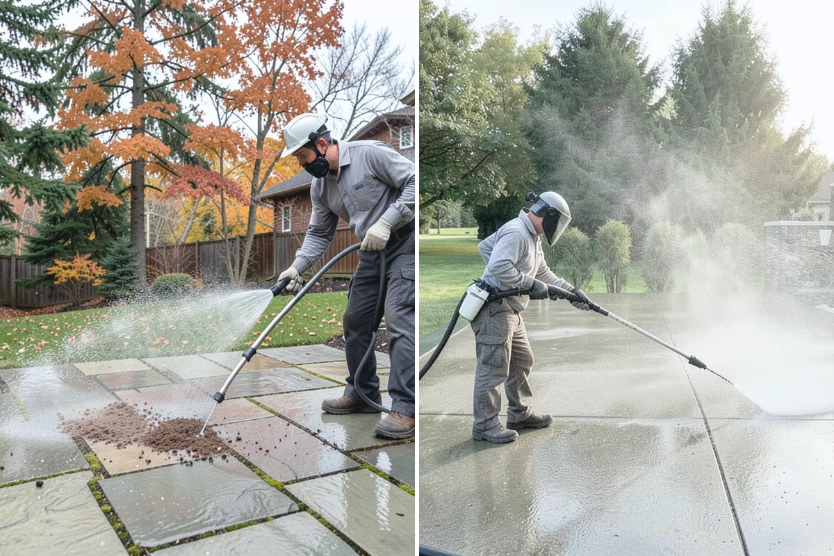 Deck Maintenance Cleaning in Redmond, King County, WA - Clear the deck and rinse loose debris