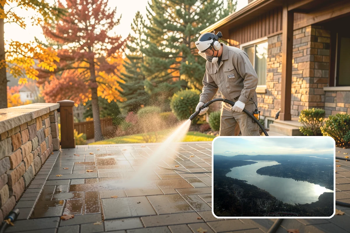 Deck Maintenance Cleaning in Sammamish, King County, WA - Keeps light growth and grime in check