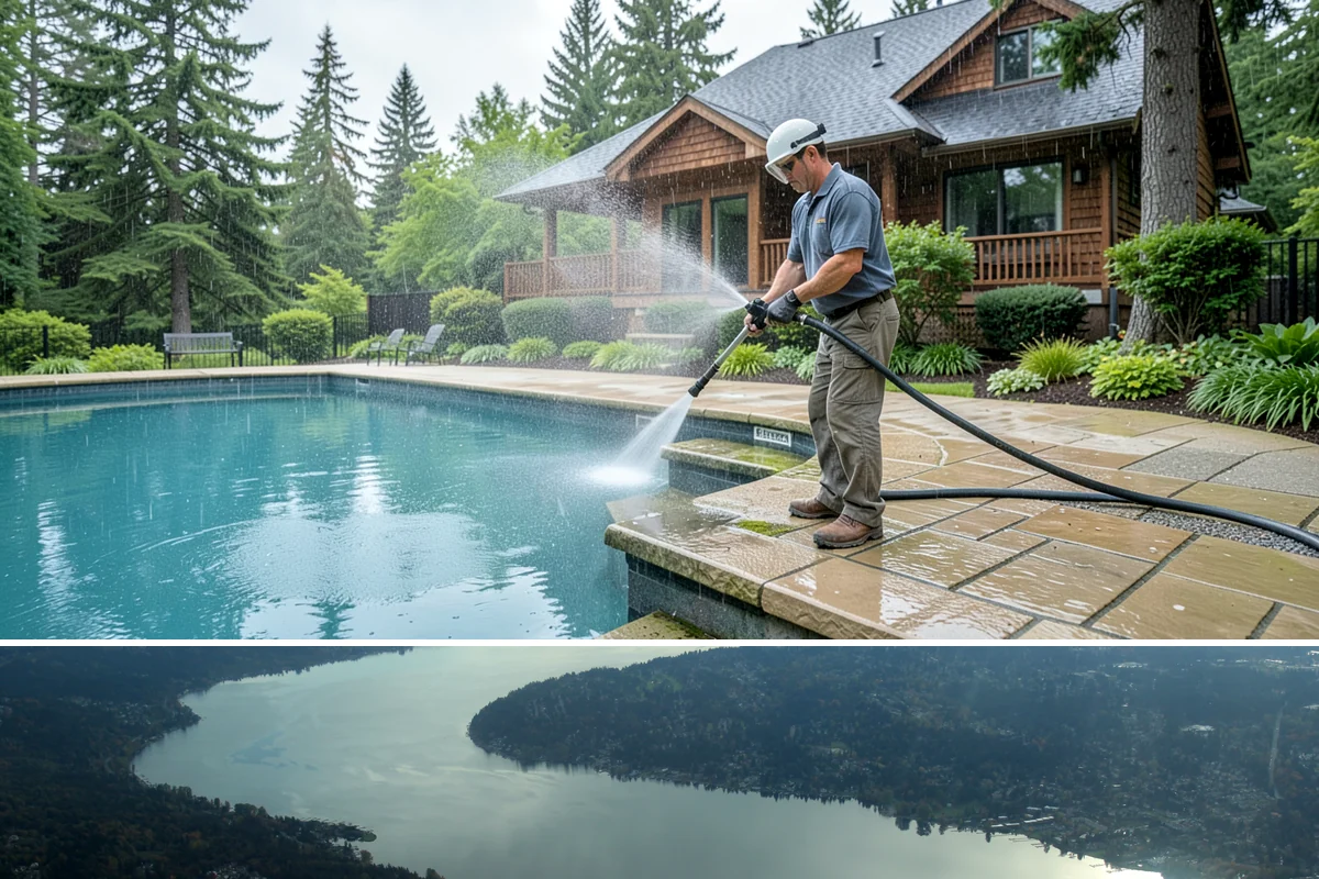 Deck Maintenance Cleaning in Sammamish, King County, WA - Schedule maintenance cleaning once or twice a year, ideally in spring and fall.