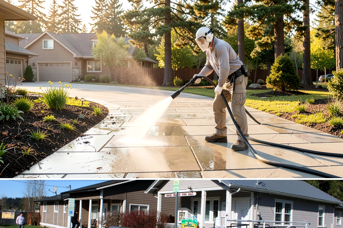 Deck Maintenance Cleaning in South Prairie, Pierce County, WA - Schedule maintenance cleaning once or twice a year, ideally in spring and fall.