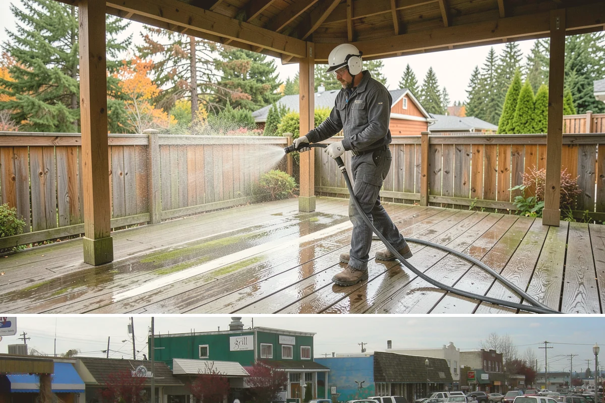 Deck Maintenance Cleaning in Stanwood, Snohomish County, WA - Schedule maintenance cleaning once or twice a year, ideally in spring and fall.