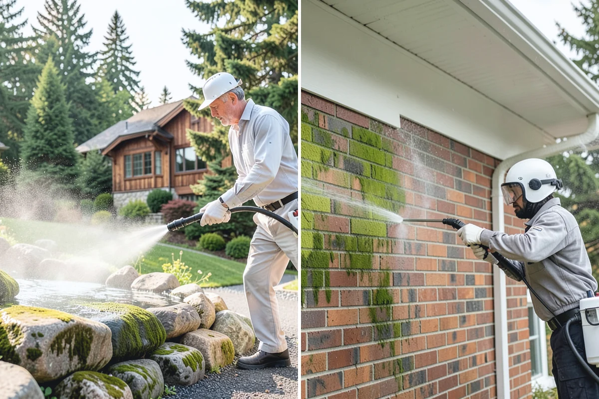 Deck Maintenance Cleaning in Sumner, Pierce County, WA - Clear the deck and rinse loose debris