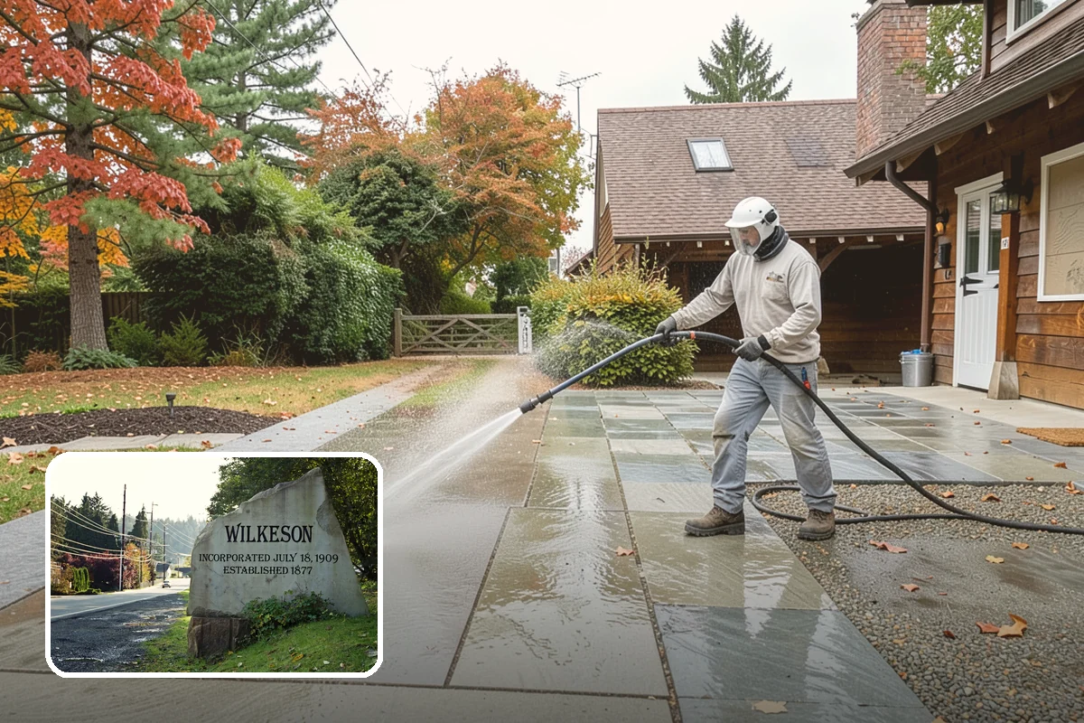 Deck Maintenance Cleaning in Wilkeson, Pierce County, WA - Keeps light growth and grime in check
