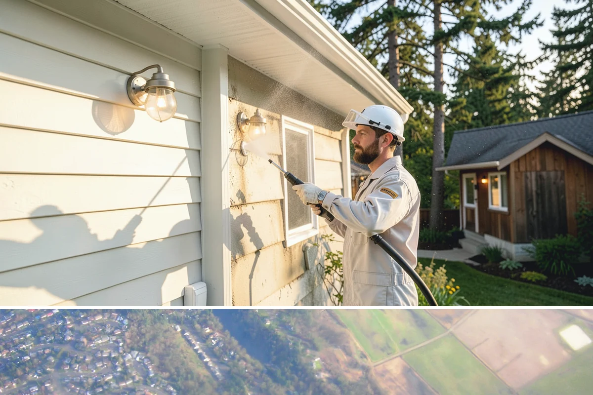 Deck Mildew Removal in Algona, King County, WA - Remove deck mildew in late spring and again in fall to stay ahead of damp conditions.