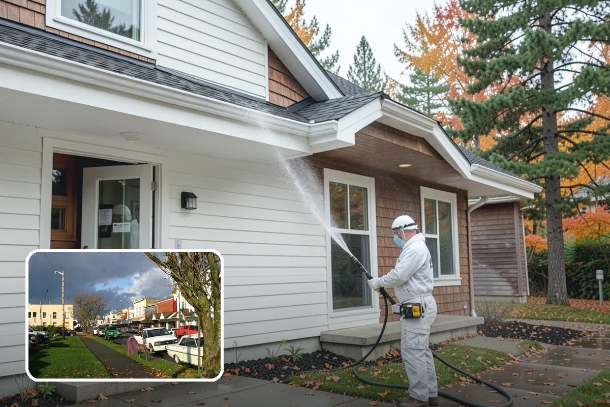 Deck Mildew Removal in Arlington, Snohomish County, WA - Kills mildew at the source, not just the film