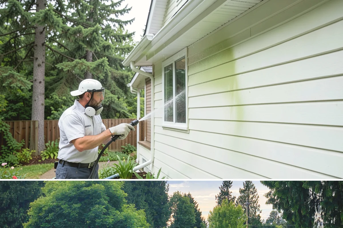 Deck Mildew Removal in Bonney Lake, Pierce County, WA - Remove deck mildew in late spring and again in fall to stay ahead of damp conditions.
