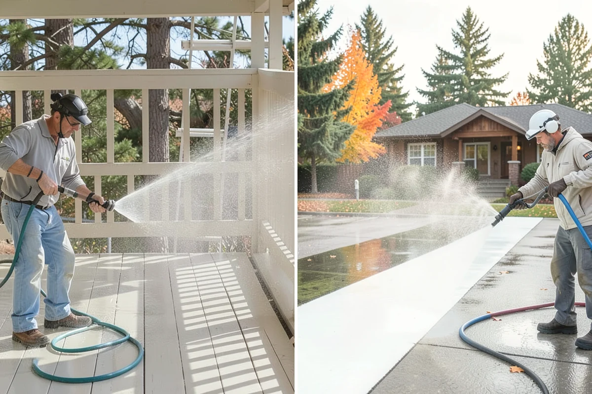 Deck Mildew Removal in Carbonado, Pierce County, WA - Apply a mildew-killing treatment to the boards