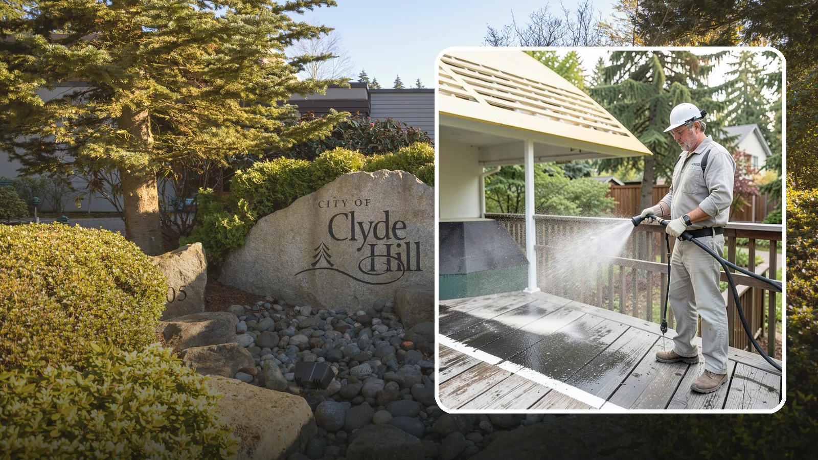 Deck Mildew Removal in Clyde Hill, King County, WA - Kill and remove the mildew that shaded, damp Washington decks grow between the boards.