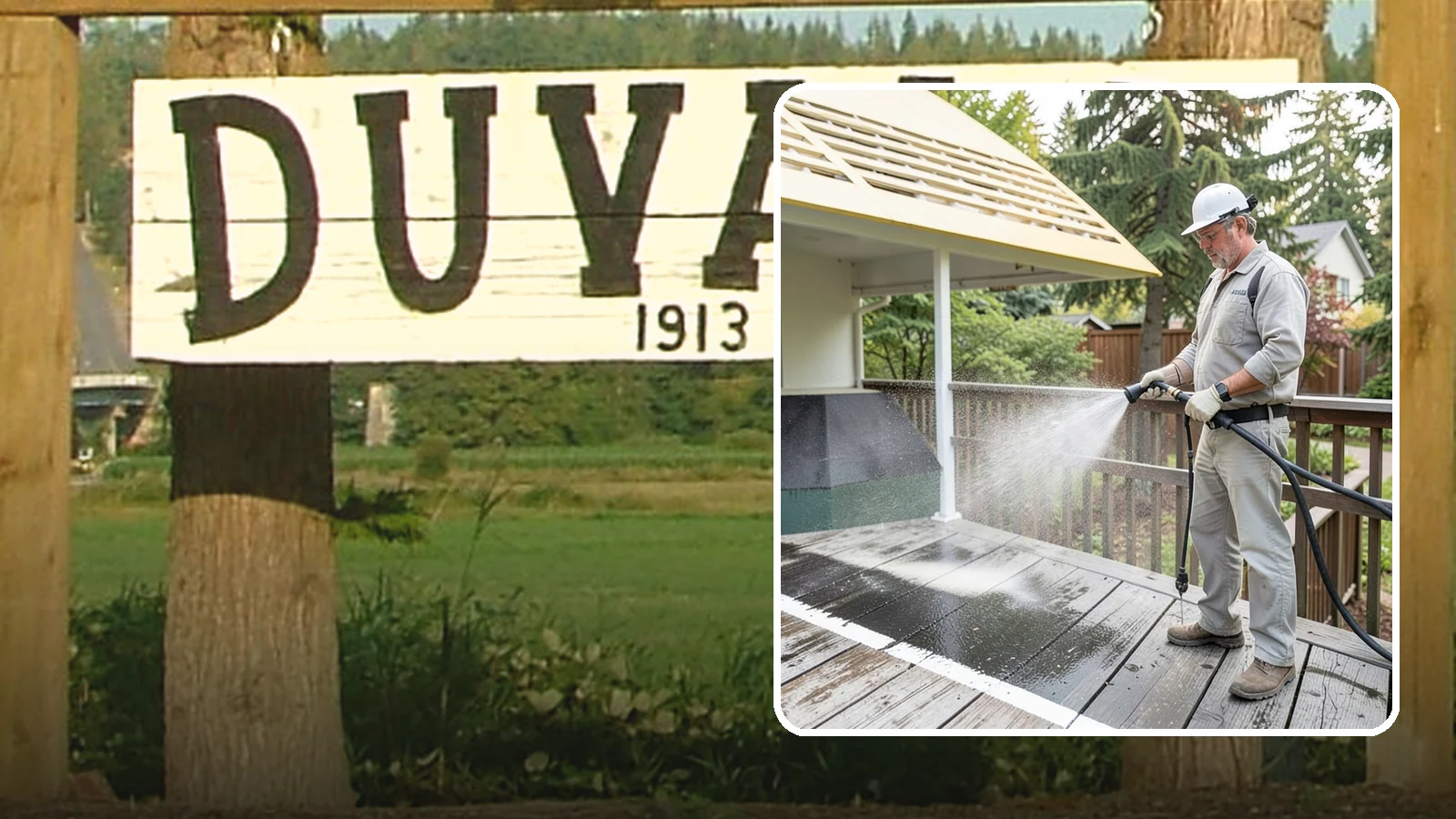 Deck Mildew Removal in Duvall, King County, WA - Kill and remove the mildew that shaded, damp Washington decks grow between the boards.