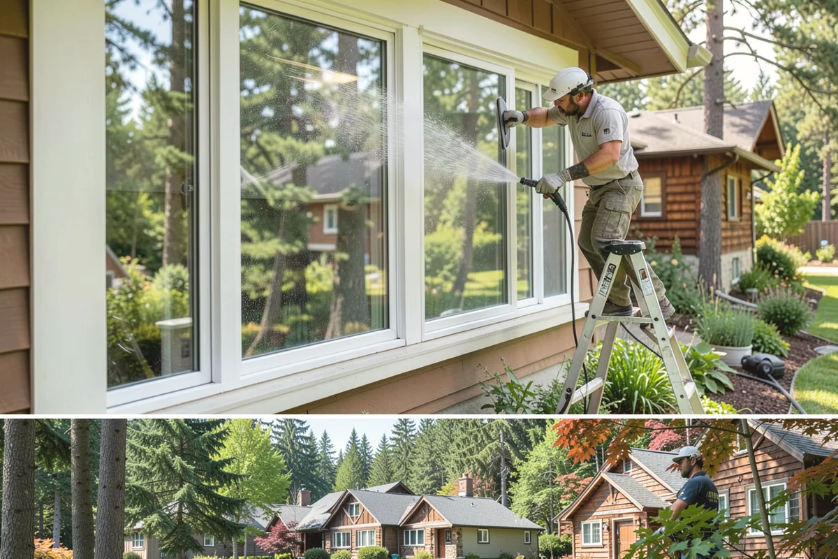 Deck Mildew Removal in Edgewood, Pierce County, WA - Remove deck mildew in late spring and again in fall to stay ahead of damp conditions.