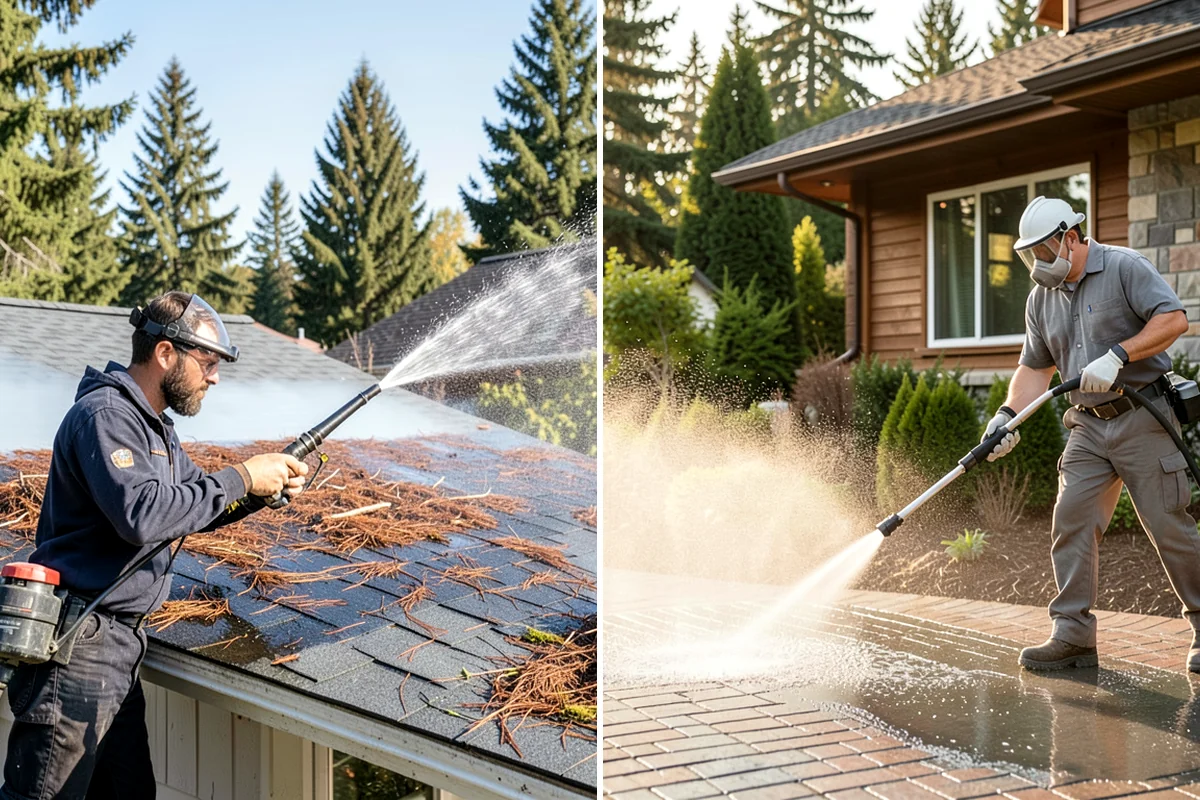 Deck Mildew Removal in Everett, Snohomish County, WA - Apply a mildew-killing treatment to the boards