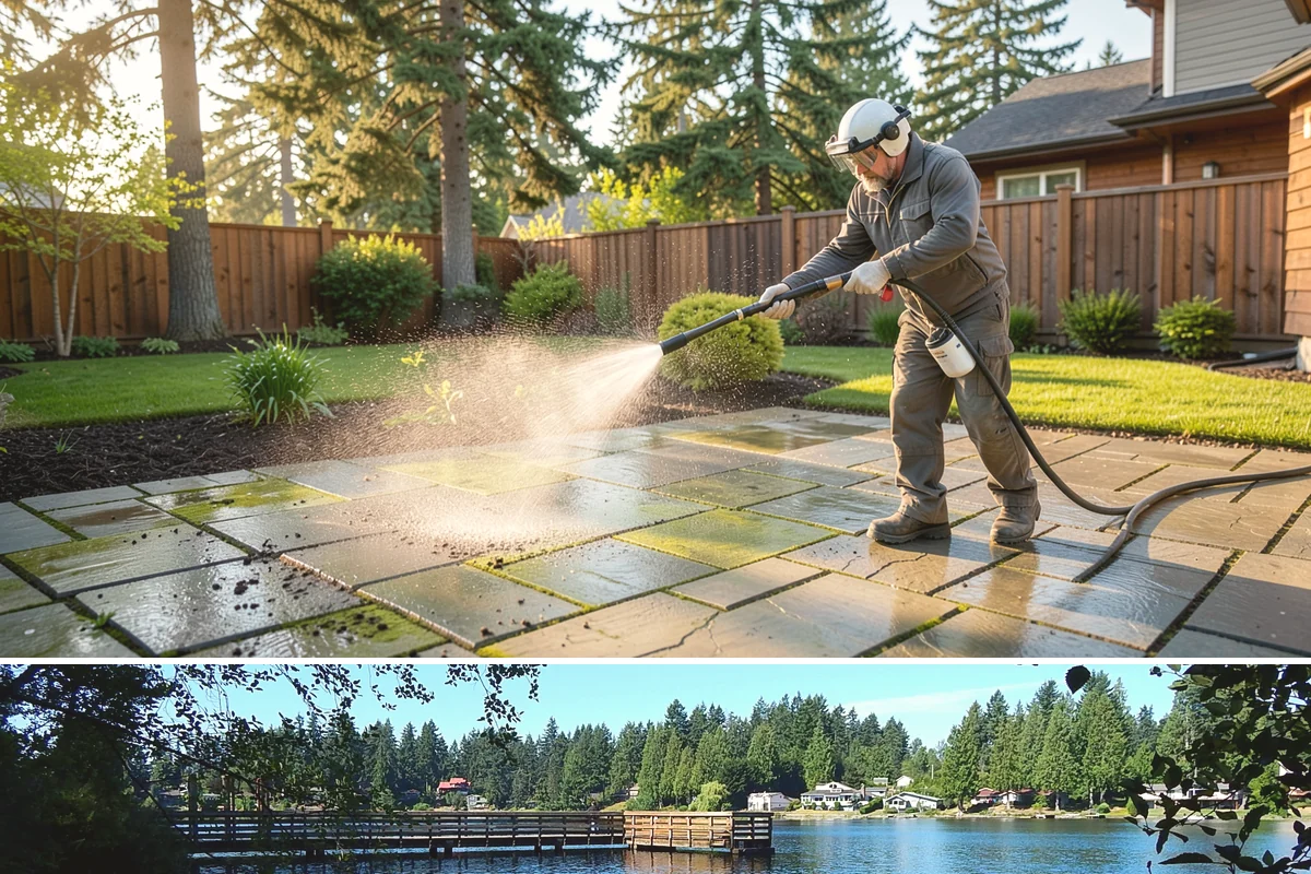 Deck Mildew Removal in Federal Way, King County, WA - Remove deck mildew in late spring and again in fall to stay ahead of damp conditions.